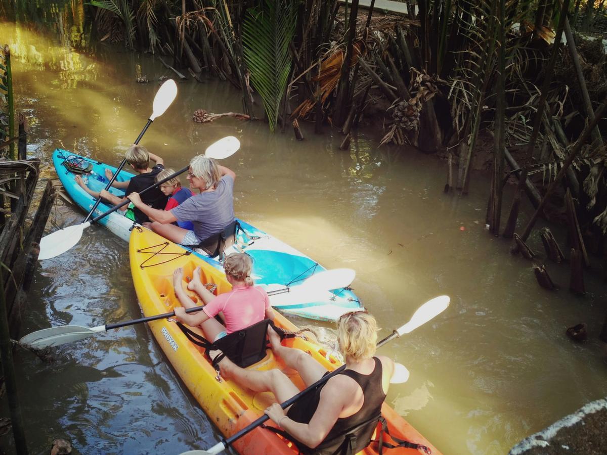 Homestay Bentre Coco Lodge Ben Tre Buitenkant foto
